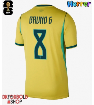 Brasilien Bruno Guimaraes #8 Hjemmebanetrøje VM 2026 Kort ærmer